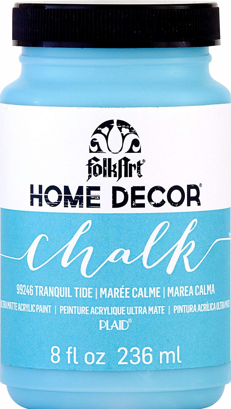 FolkArt Home Decor Chalk Acrylic Paint, 8 oz, Tranquil Tide - Image 1